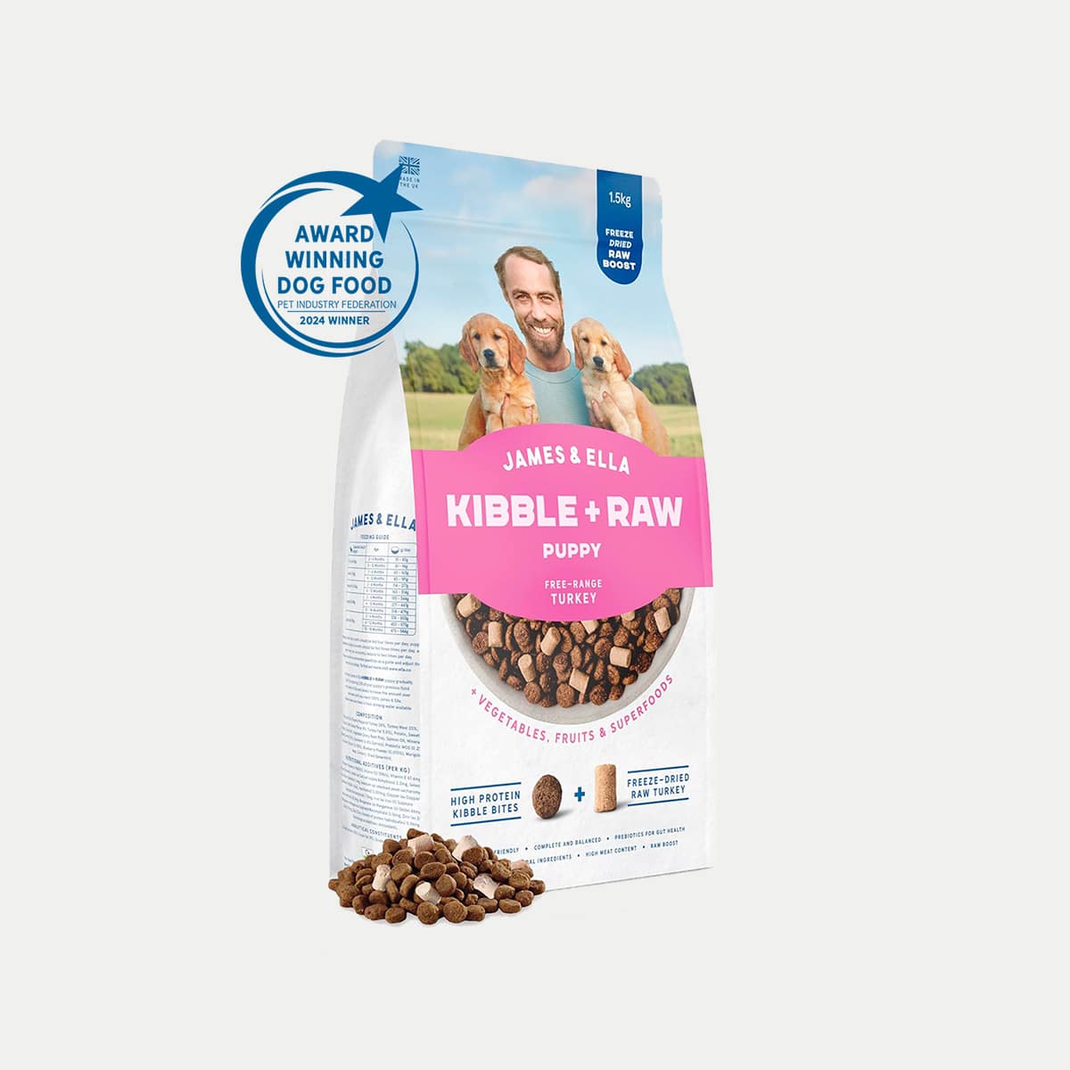 Kibble + Raw for Puppies
