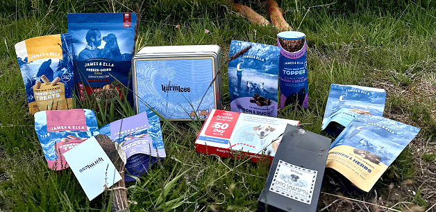 competition prizes laid out on the grass