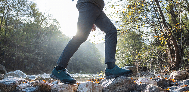 Cotwold outdoors man wearing walking boots